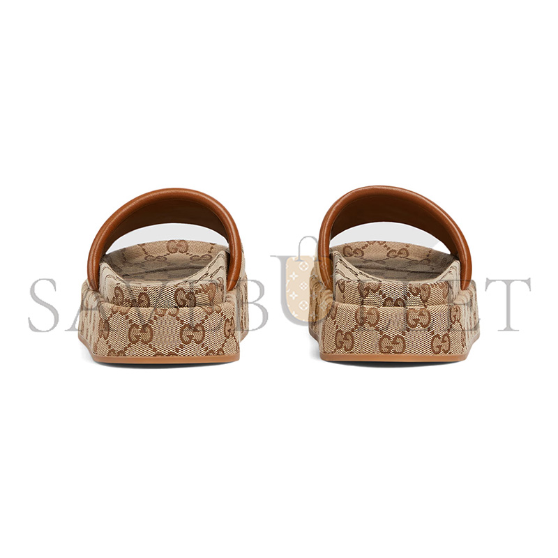 GUCCI WOMEN'S GG PLATFORM SANDAL 816797 GUCCI WOMEN'S GG PLATFORM SANDAL 816797